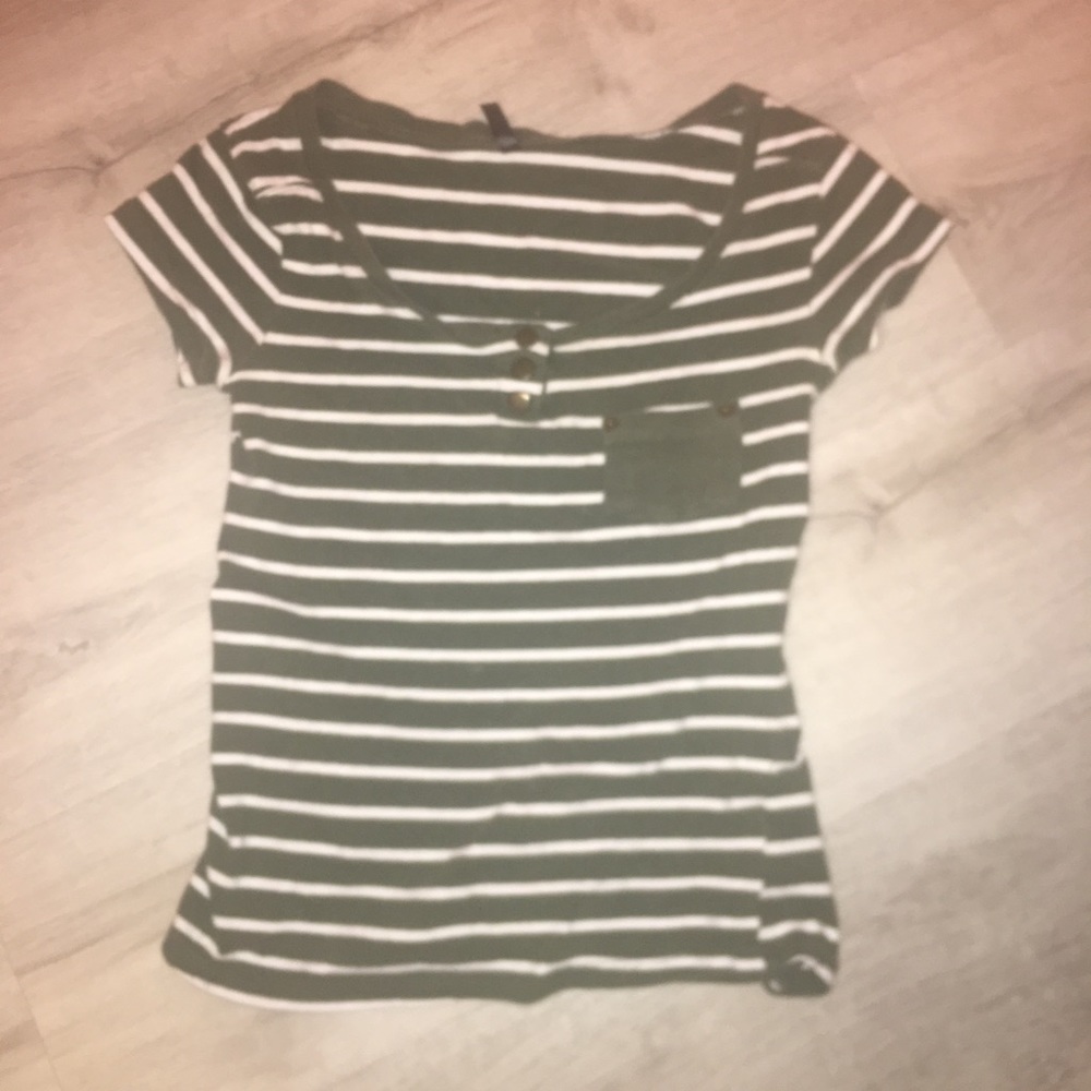Striped crop top